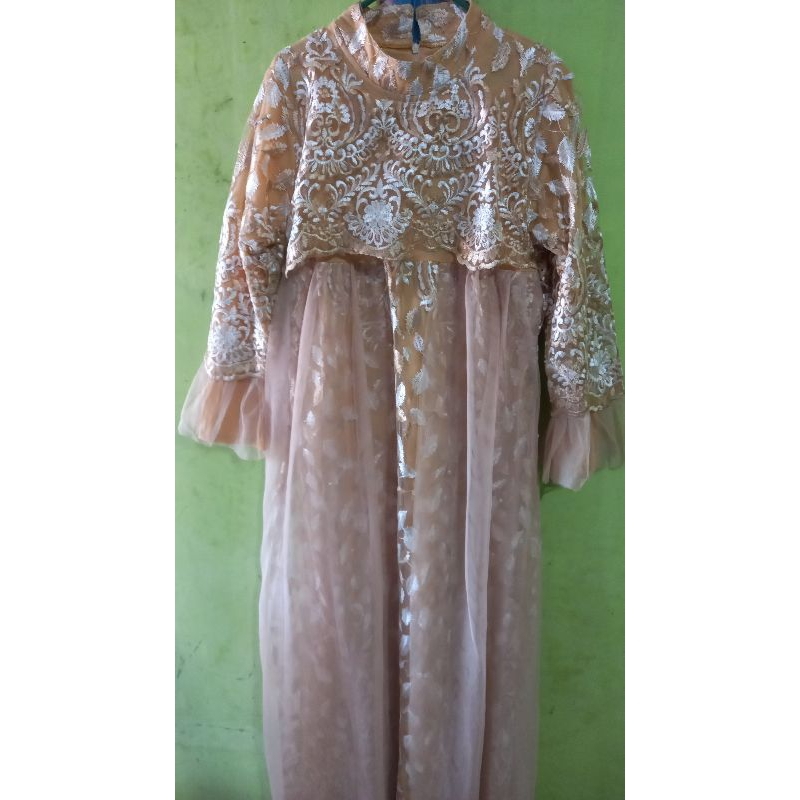 Gamis Brokat preloved