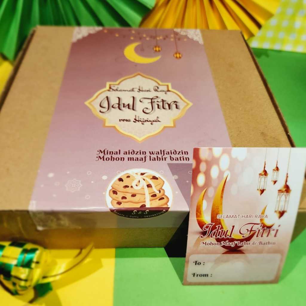 

Parsel Hampers Ramadan Idul Fitri Soft Cookies Medium size Isi 6 pcs