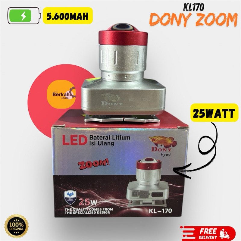 Senter dony zoom Kl170 25 watt | Senter dony kl 170 25watt