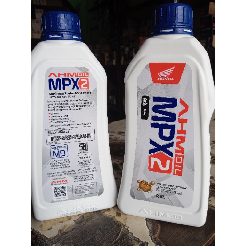 OLI MESIN AHM MPX2 0.8 Liter 1 Dus