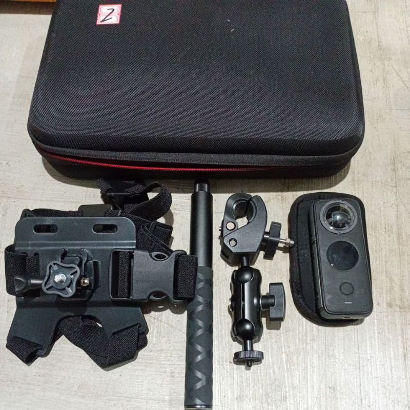 kamera insta 360 x 2 second original fullset