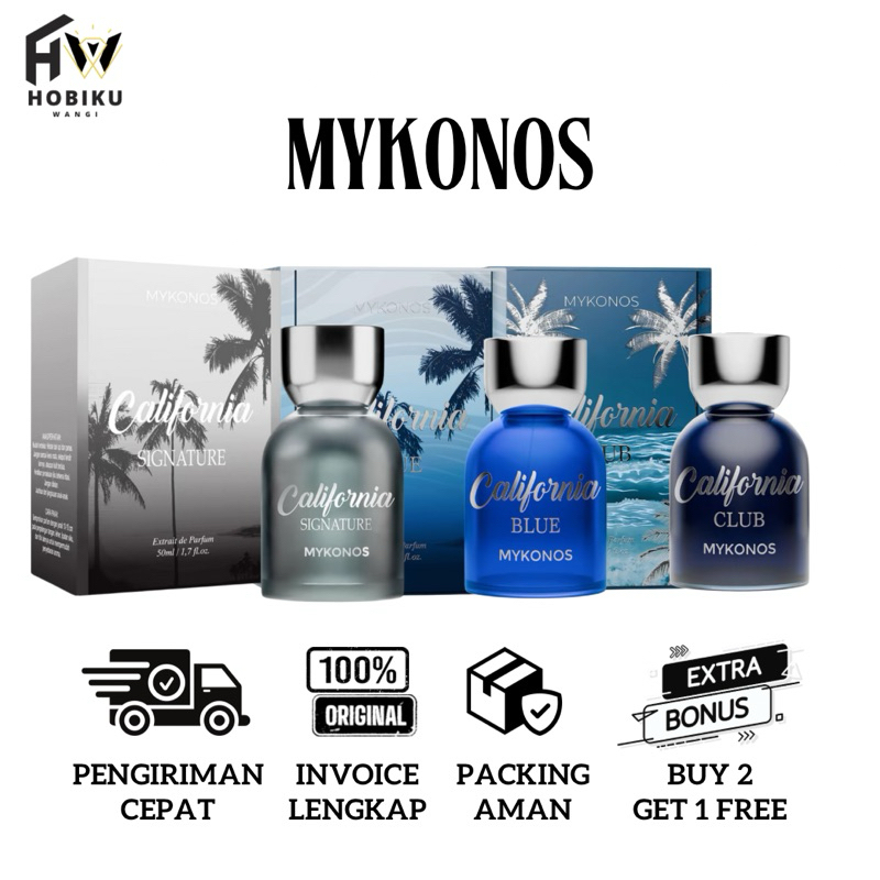 [READY] Mykonos California Signature | California Blue | California Club 100ml | 50ml Extrait De Par