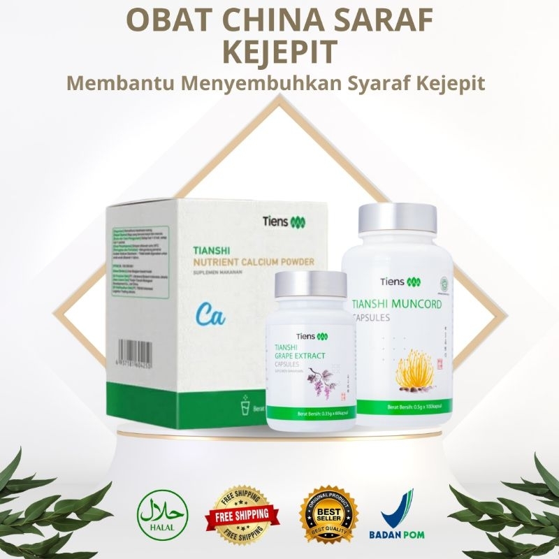 OBAT HERBAL SUPLEMEN SARAF KEJEPIT // HERBAL TCM ORIGINAL SARAF KEJEPIT