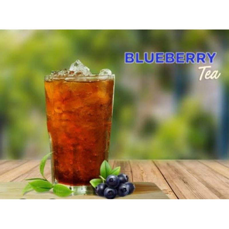 

Bubuk es premium rasa blueberry tea