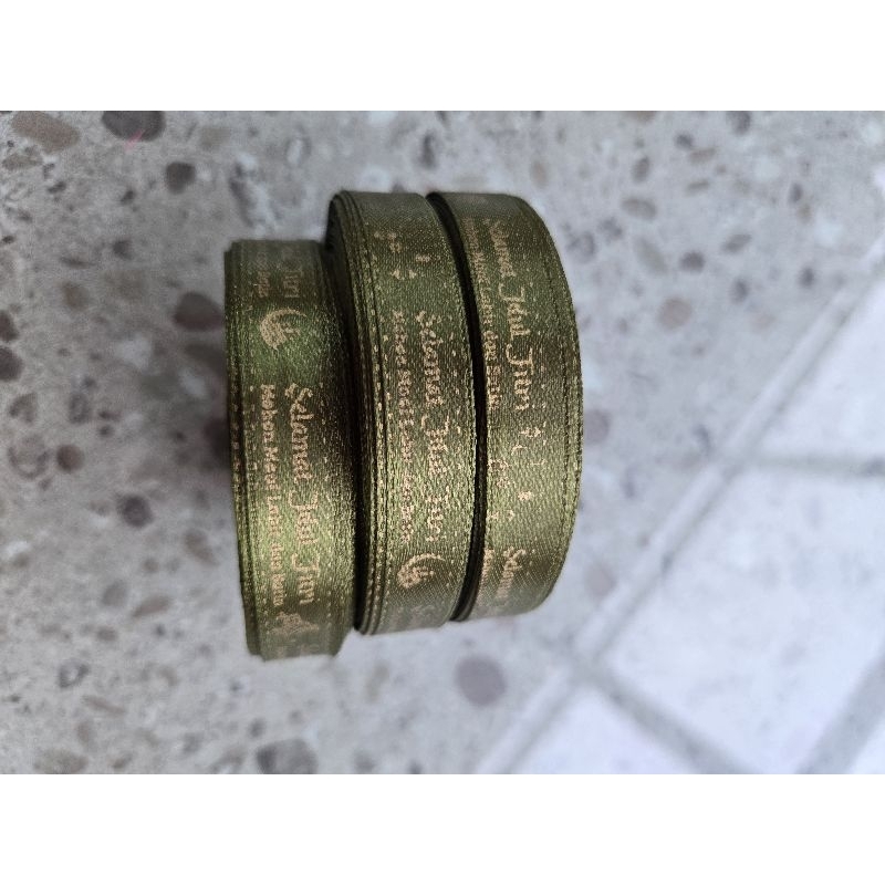 

Pita tulisan Idul Fitri 12mm/ Pita selamat idul fitri / Pita lebaran