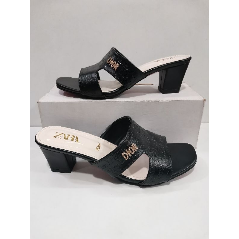 SANDAL HEELS TUMIT TAHU 5 CM