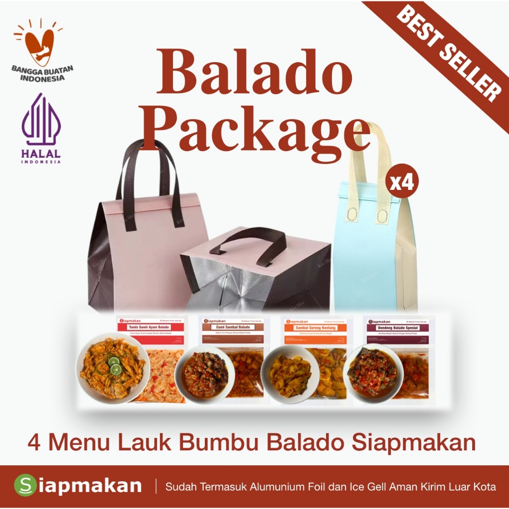 

Lauk Balado Favorit Siapmakan Paket 5pcs