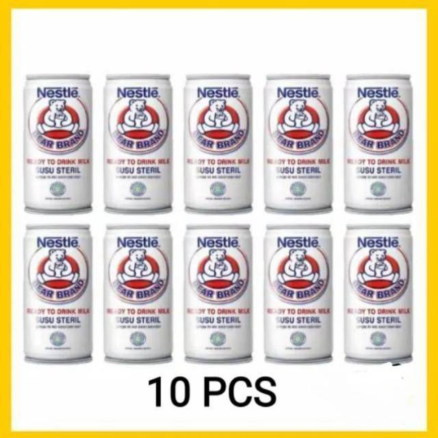 

10 Kaleng - Bear Brand Susu Beruang 189mL