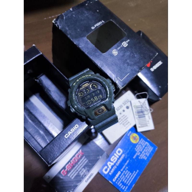 (Harga Net) Jam Tangan Casio G-Shock DW-6900CR All Original BNB motif sisik bawaan (Rare/Langka) + B