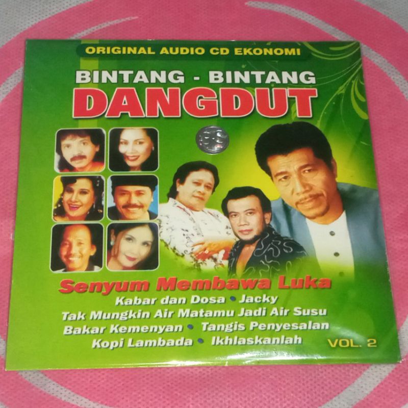 CD Bintang - Bintang Dangdut - Senyum Membawa Luka - Mega Mustika Mansyur S Rhoma Irama Rita Sugiart