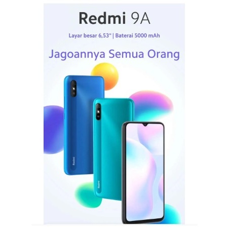 Xiaomi Redmi 9A 2/32 dan 3/32 GB Baru Garansi Resmi New