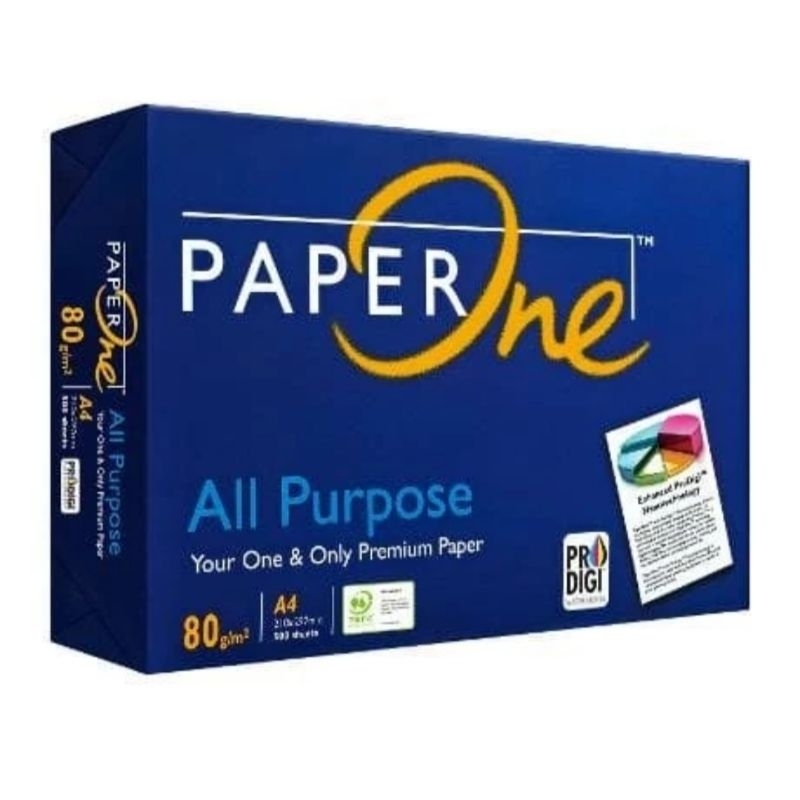 

Kertas HVS Paperone A4 80 Gr 1 Rim (500 Lbr) Keperluan Kantor Dan Sehari-hari
