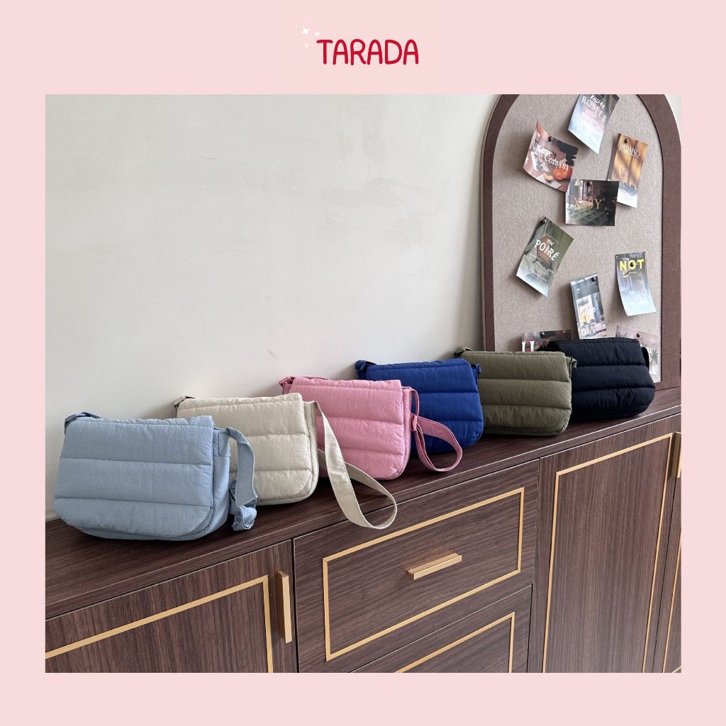 TARADA as Selempang Puffy Poofy Bag Puffy Sling Bag Mini Halus Style
