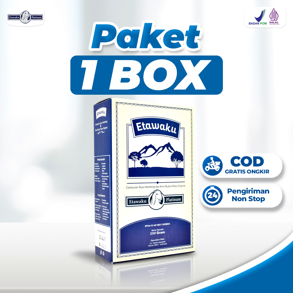 

Etawaku Platinum - Susu Kambing Etawa Murni + Krim Bubuk Rasa Original