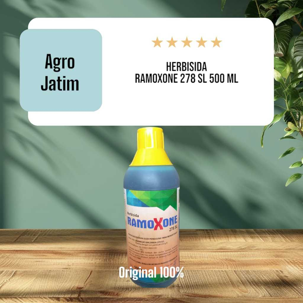 Herbisida Kontak RAMOXONE 278 SL Pak Tani - 500 ML
