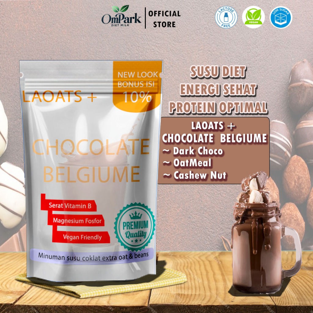 

Susu Coklat Pelangsing diet penurun Berat Badan Susu Rendah Lemak Low Fat Oatmilk Susu diet pengganti makan Laoats