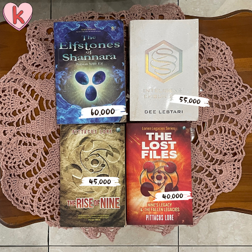 A Novel By Terry Brooks, Dee Lestari, Pittacus Lore [The Elfstones of Shannara, Iteligensi Embun, Th
