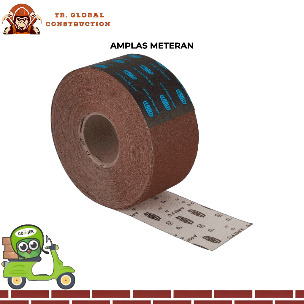 Amplas Tembok Kayu Kasar Halus