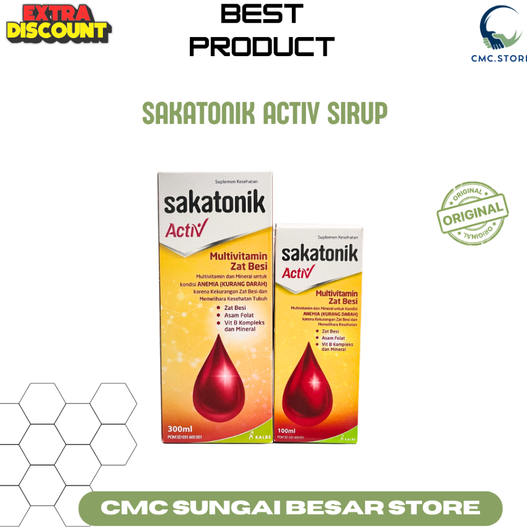 Sakatonik Activ Sirup Multivitamin Zat Besi
