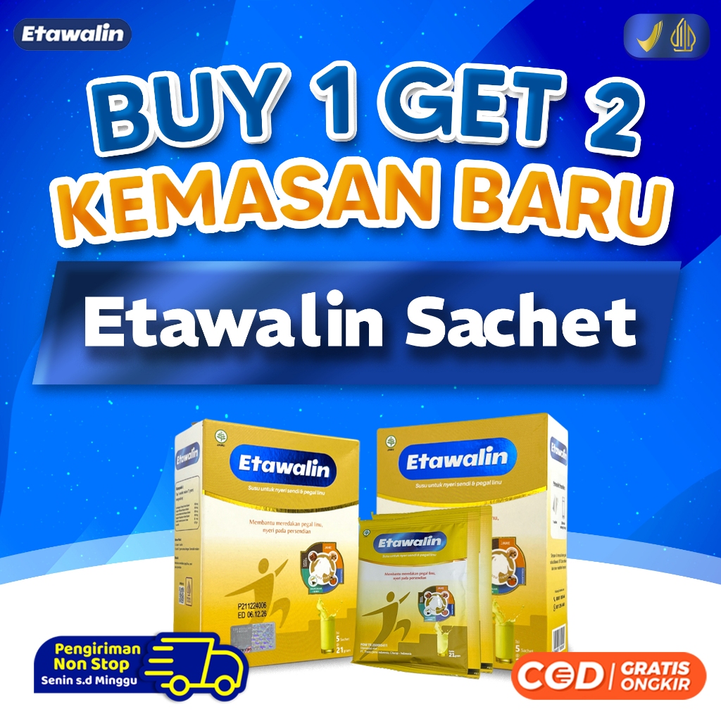 

Etawalin Susu Sachet Kesehatan Tulang & Sendi BPOM, HALAL MUI, TERJANGKAU