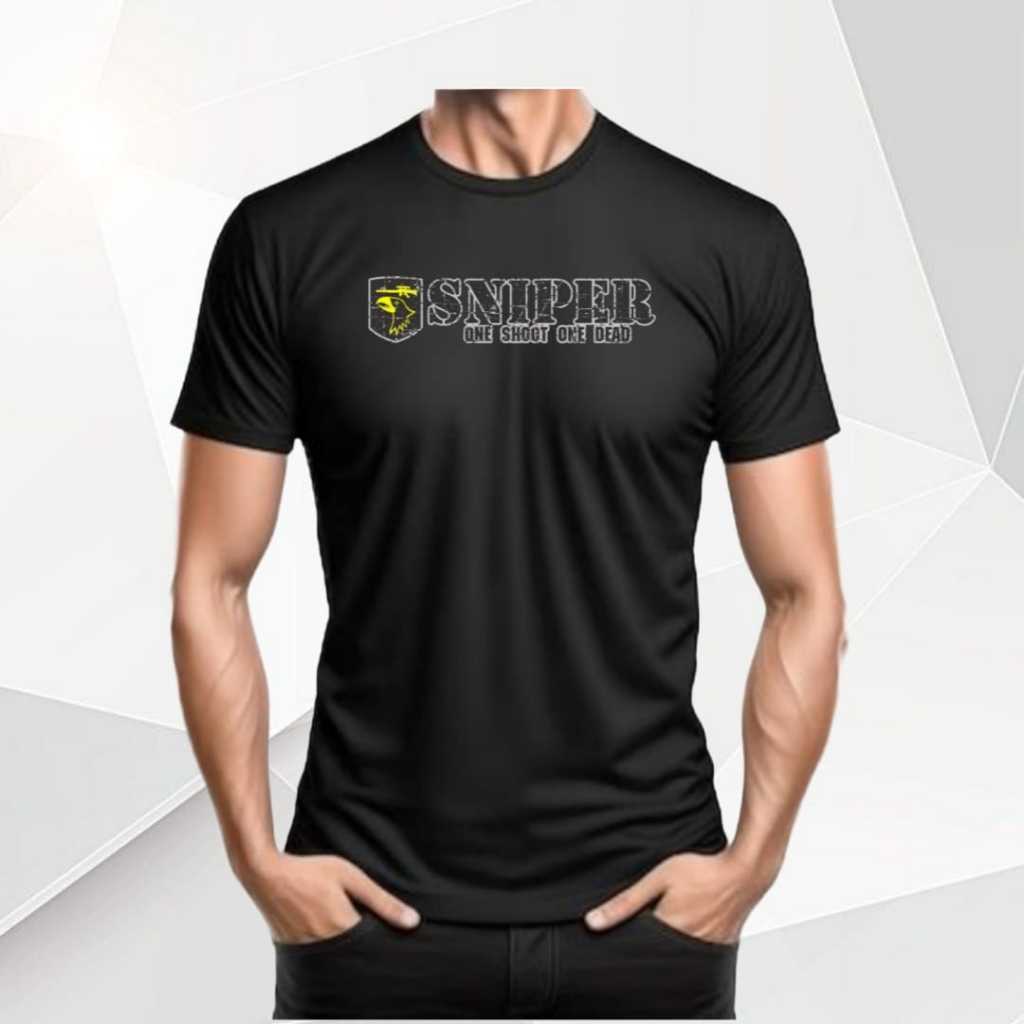 Kaos pria army custom Sniper // Kaos distro sniper // kaos sniper katun