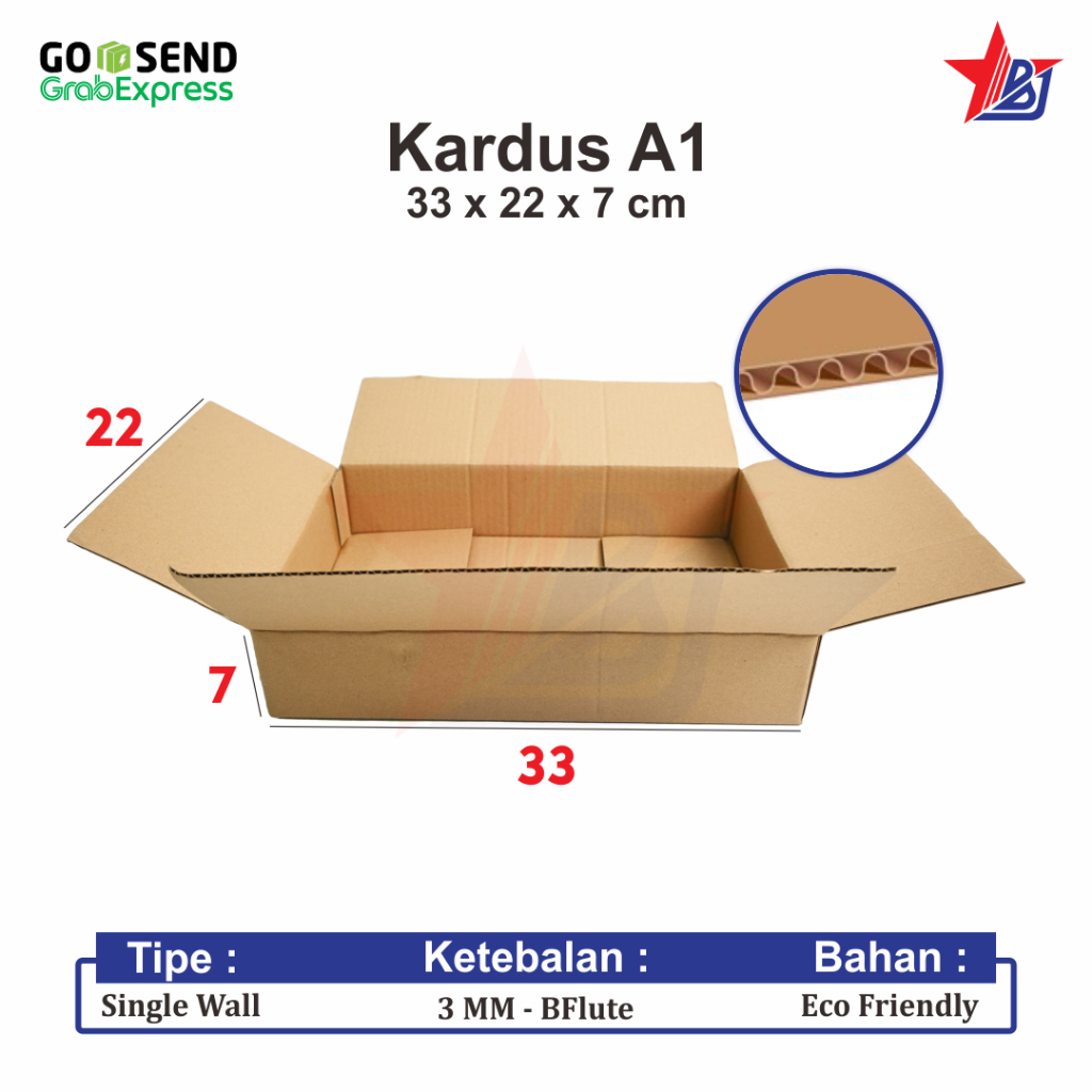 

KARDUS/BOX/KARTON/DUS/PACKING/POLOS/PUZZLE/MAINAN/KERAJINAN/Uk 33 x 22 x 7cm (Kardus 33 x 22 x 7 cm)
