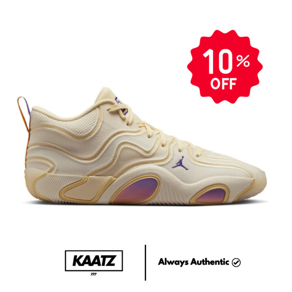 SEPATU BASKET JORDAN TATUM 3 PF SAIL MUSLIN 100% AUTHENTIC