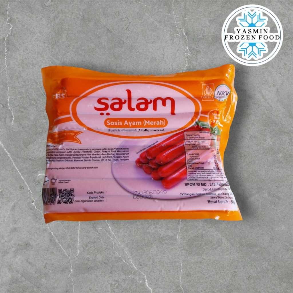

Salam Sosis Ayam Merah Long 500gr