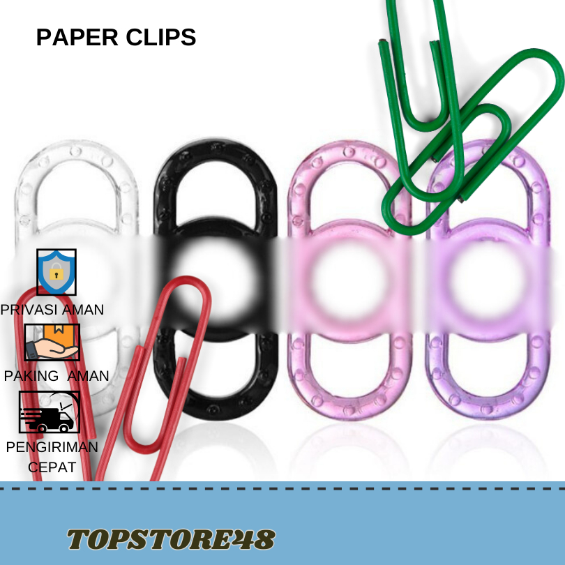 

paper clips book penjepit kertas 1 pack