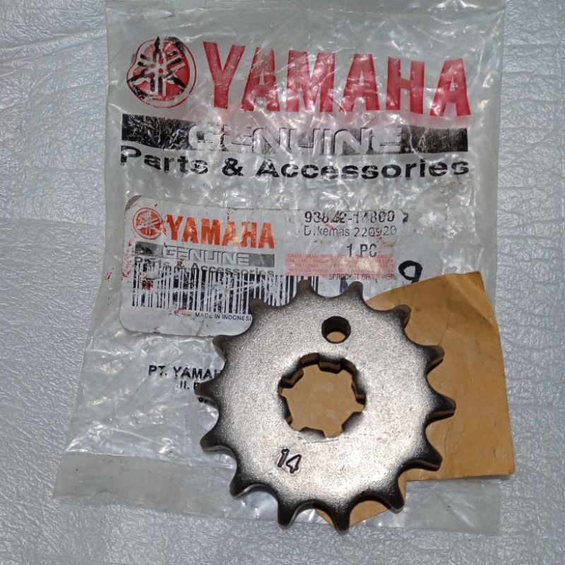 93822 14800 original sunstar sun star YGP Yamaha genuine part GEAR GER GIR Gigi tarik final gear pen