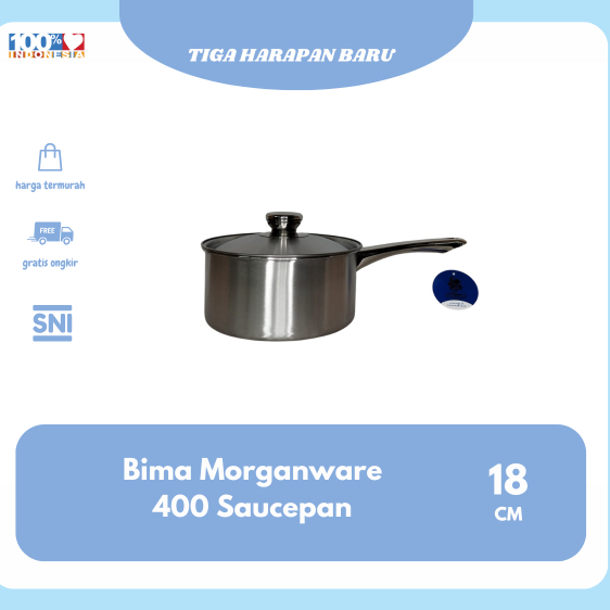 Bima Morganware 400 Saucepan 16 cm dan 18 cm