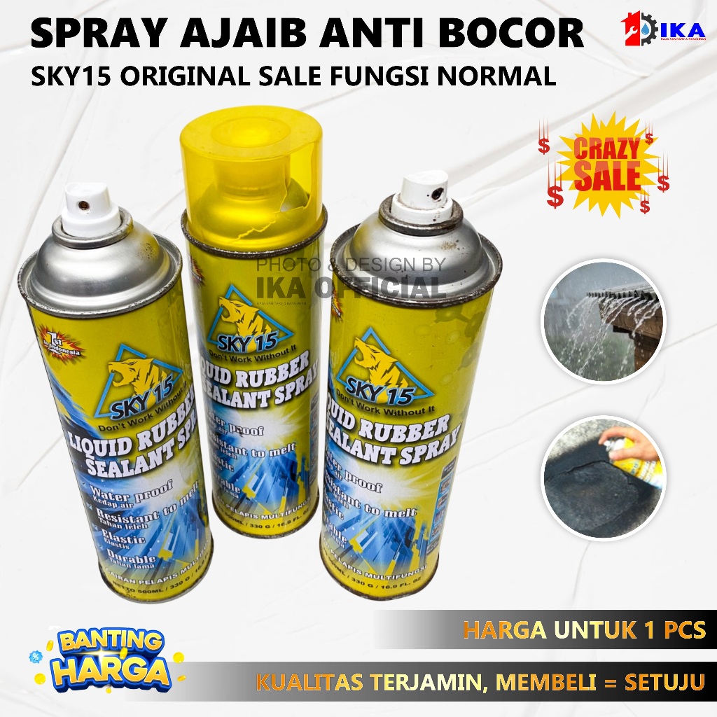 Spray Semprotan Semprot Lem Glue Perekat Anti Bocor Ajaib Waterproof Atasi Bocor Rembes / Semprot