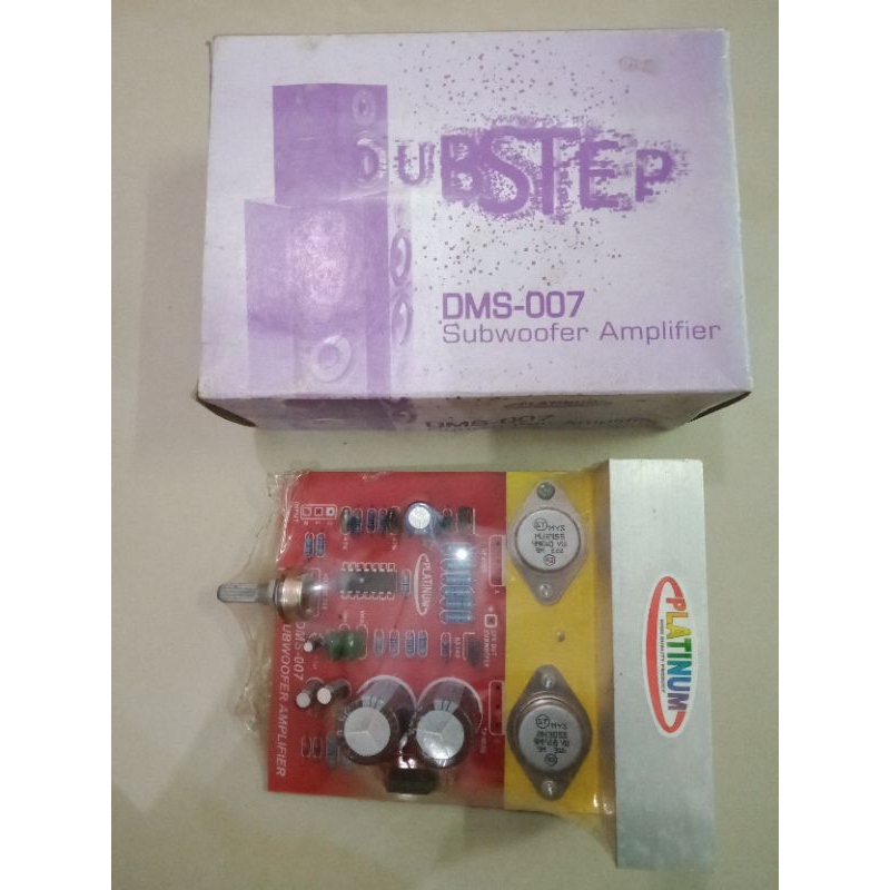 Kit Subwoofer Amplifier Platinum DMS007 Jengkol