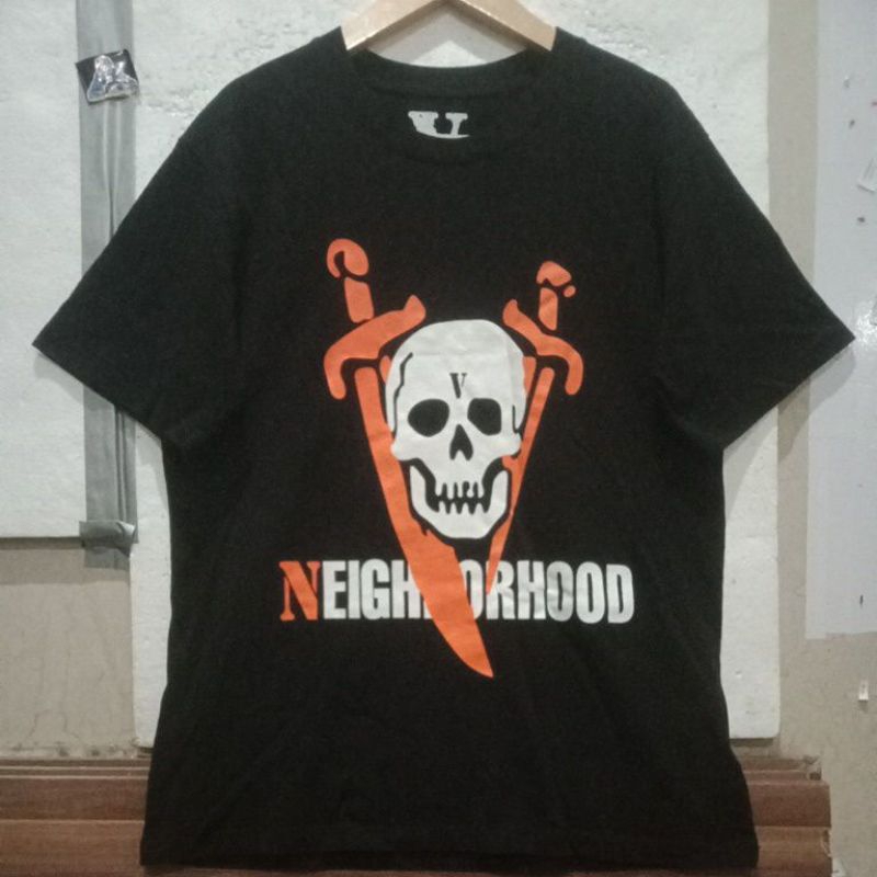 NEIGHBORHOOD X VLONE t-shirt size L private collection ORIGINAL