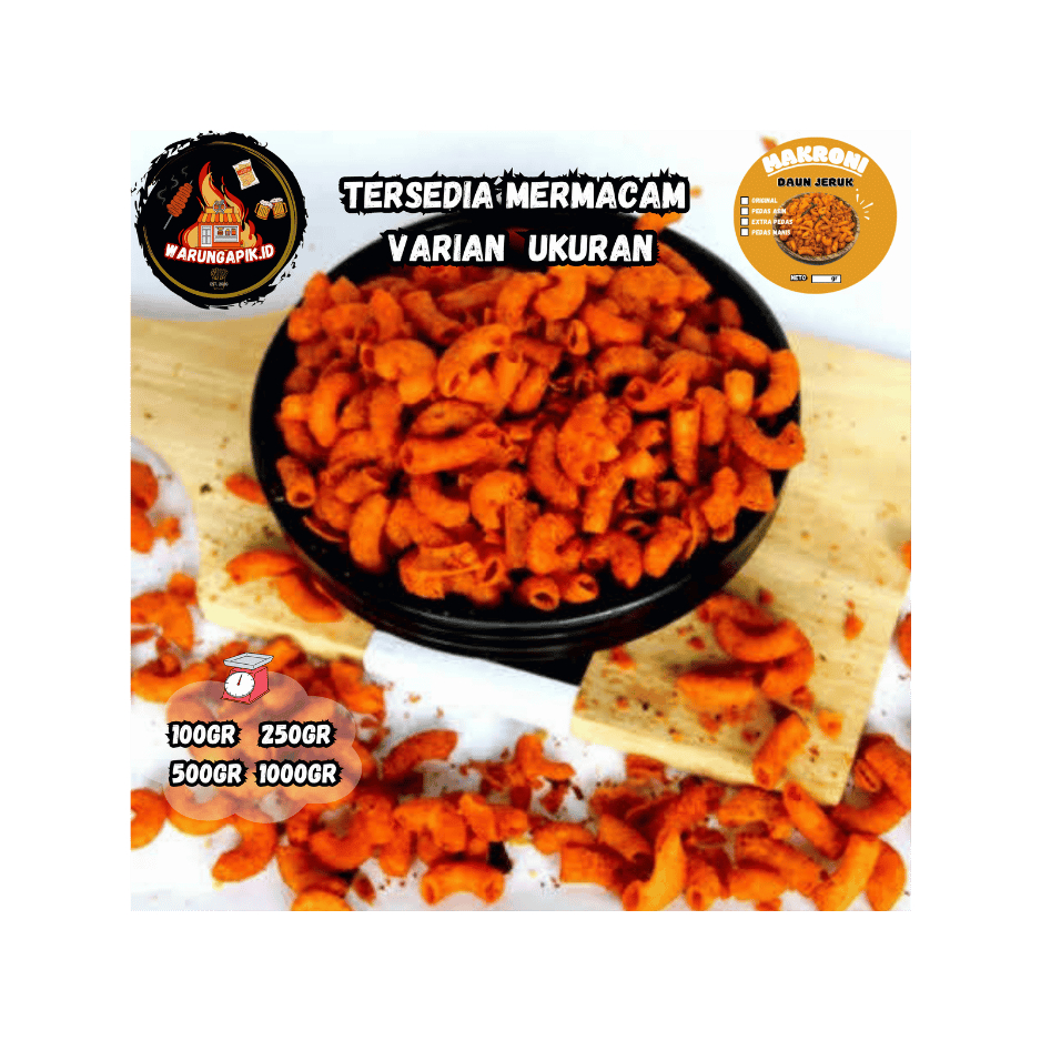 

KERIPIK MAKRONI SNACK LEZAT JAWARA