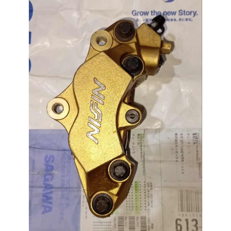 Kaliper Nissin 4piston KIRI Moge Honda RVF400 ORIGINAL