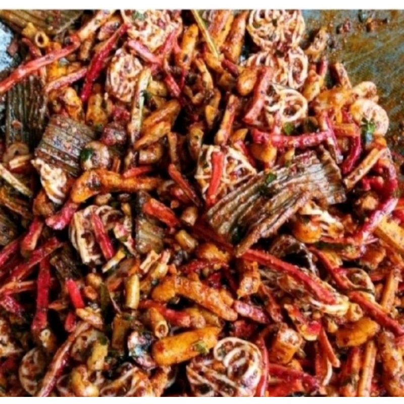 

seblak kerupuk campur mix extra pedas daun jeruk isi 1kg