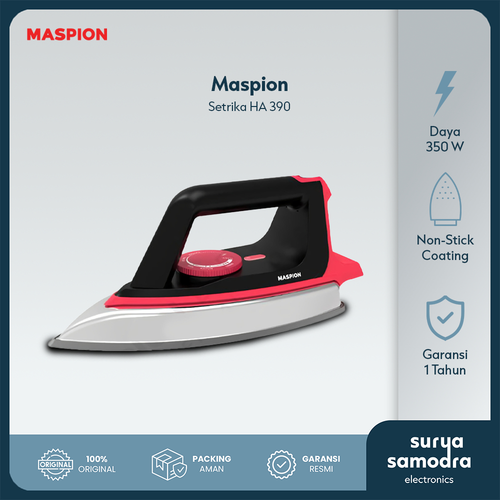 MASPION AUTOMATIC IRON SETRIKA HA-390 | Setrika Maspion HA 390
