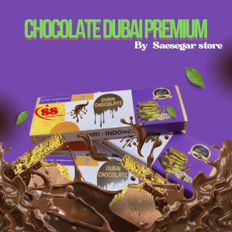 

COKLAT DUBAI CHOCOLATE CRISPY KUNAFA PISTACHIO 100GRAM