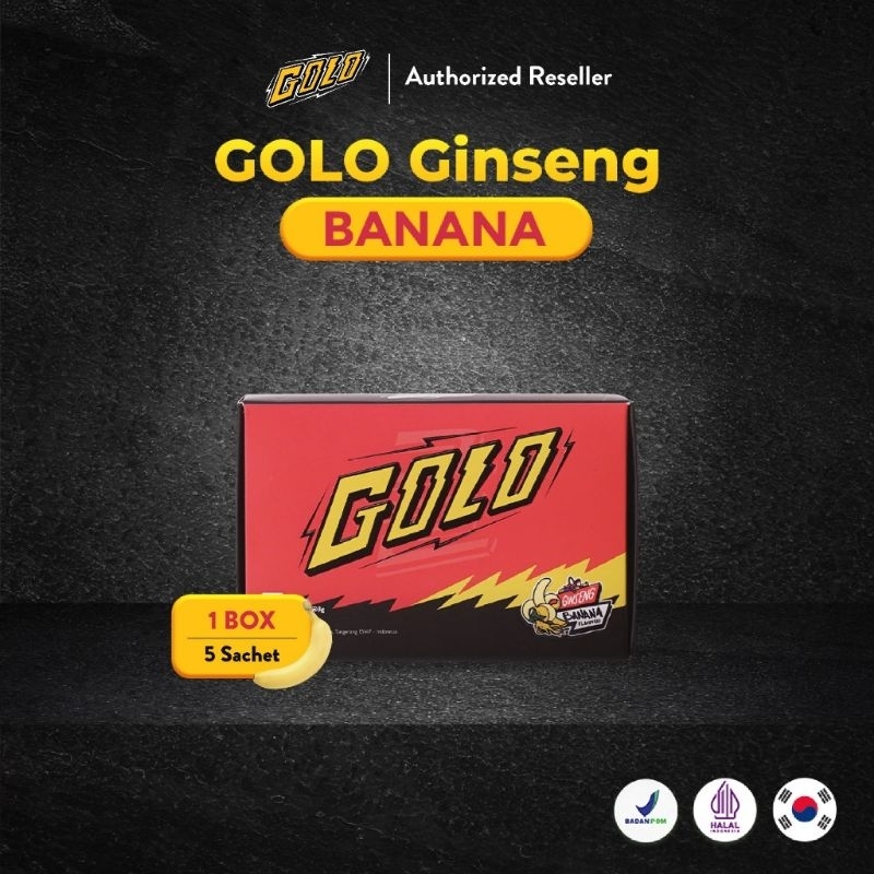 Apotik_Maxi Golo Ginseng Bpom 100% Original - Mister Golo Ginseng Botanical Banana Honey Royal Jelly