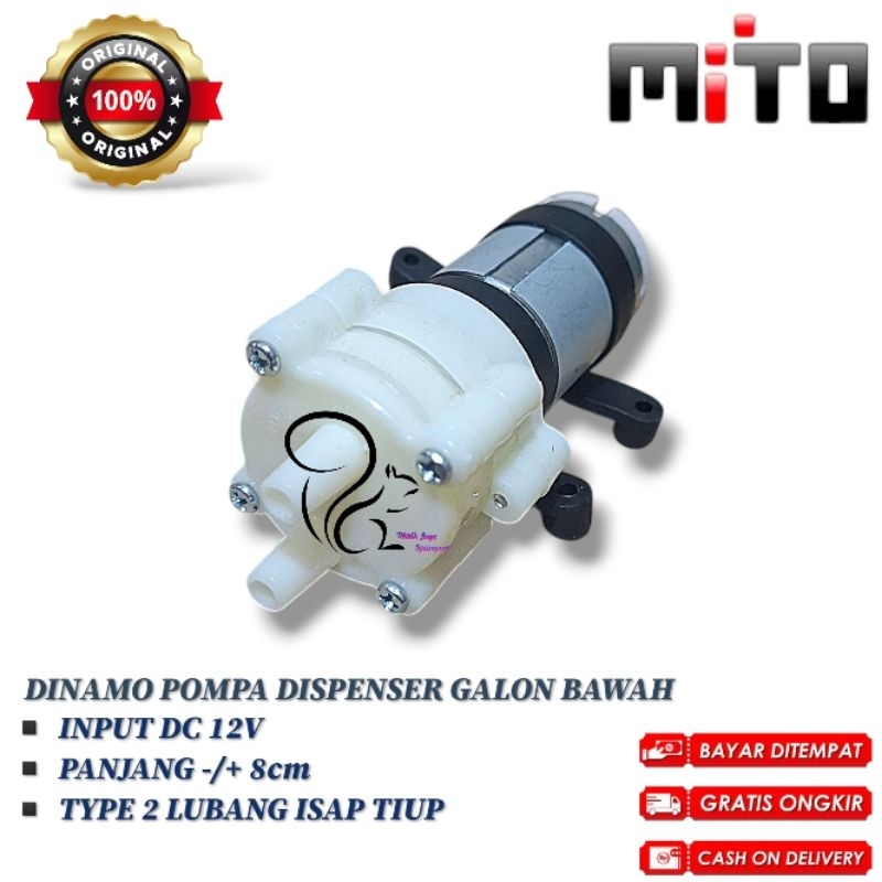 Pompa Dispenser Galon Bawah Mito MD-666 | Dinamo Pompa Air Dispenser Mito