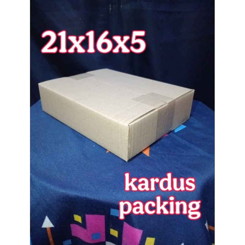 

kardus packing UK 21x16x5 kardus besar kardus kecil