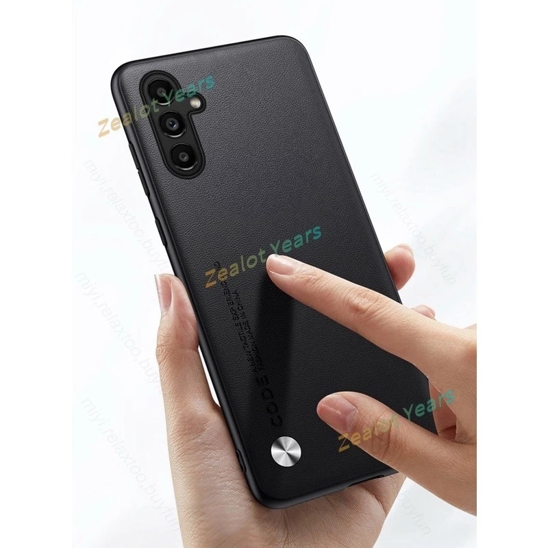 Case Samsung Galaxy A36 A56 A32 4G 5G A72 Motif Kulit Leather Casing Vegan Soft Hp