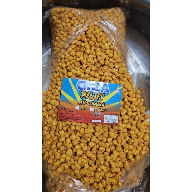 

Cemilan Pilus Giga Australia Kemasan 4 KG