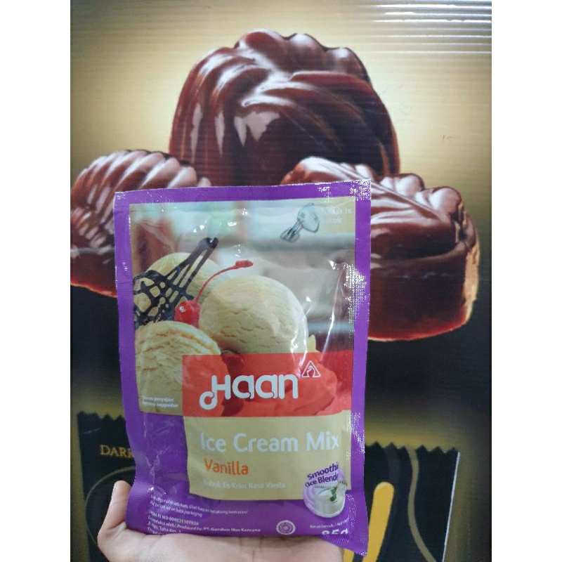 

Haan ice cream vanilla 85gram [Dos=48]