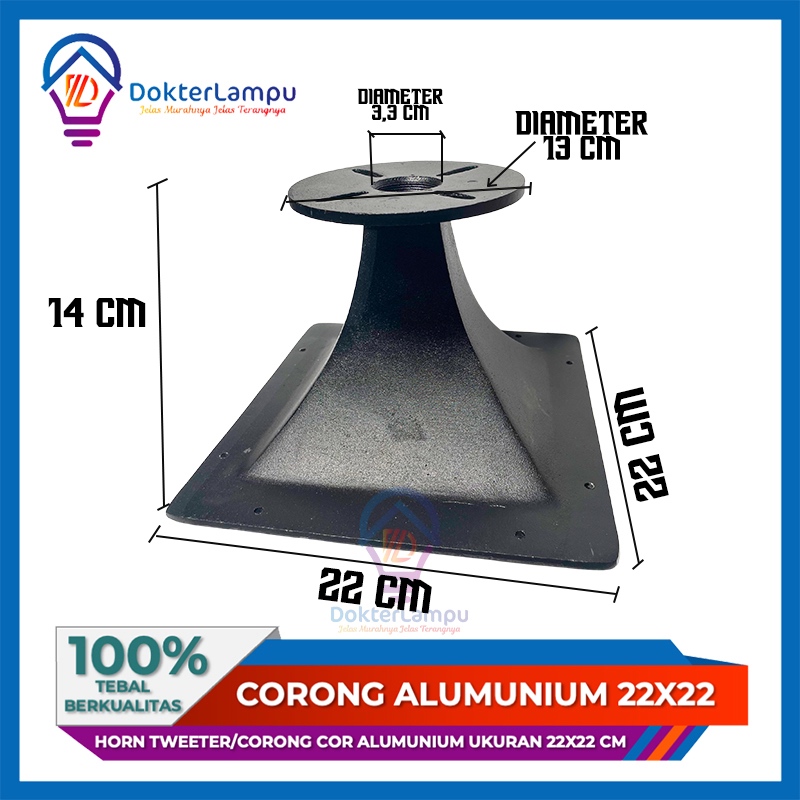 PERLENGKAPAN HORN TWITER CORONG TWEETER ALUMUNIUM DAN PLASTIK