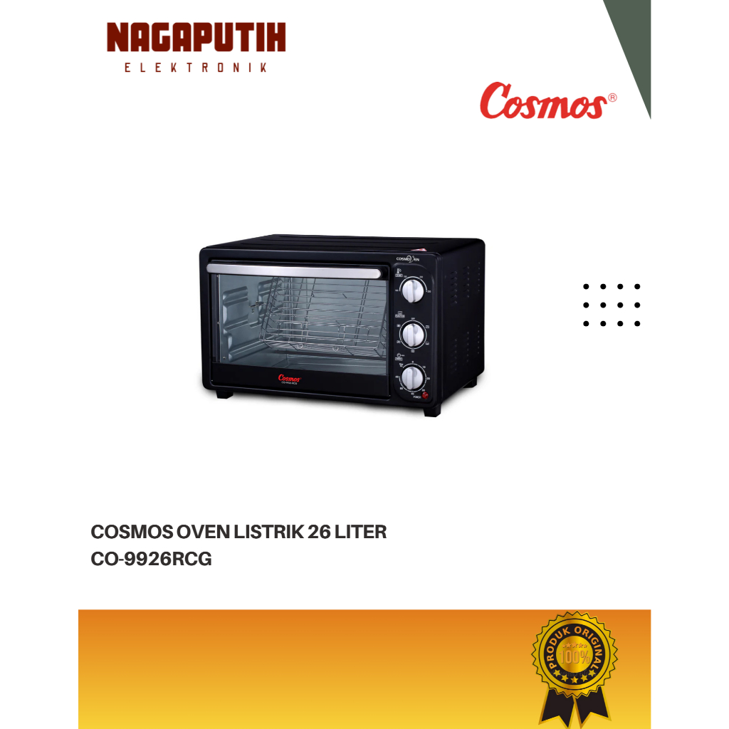 OVEN LISTRIK COSMOS CO-9926RCG LOW WATT