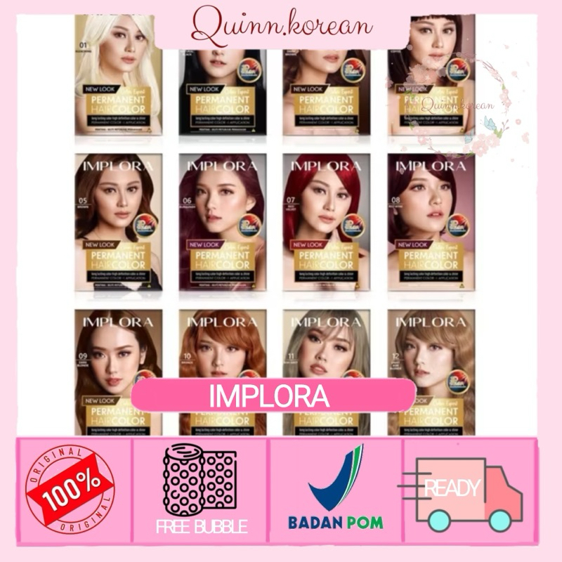 Implora new permanent Hair color | hair color shampoo|