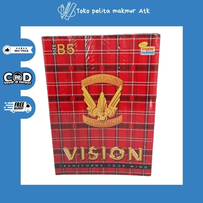 

BUKU TULIS VISION BOXY 36 LEMBAR