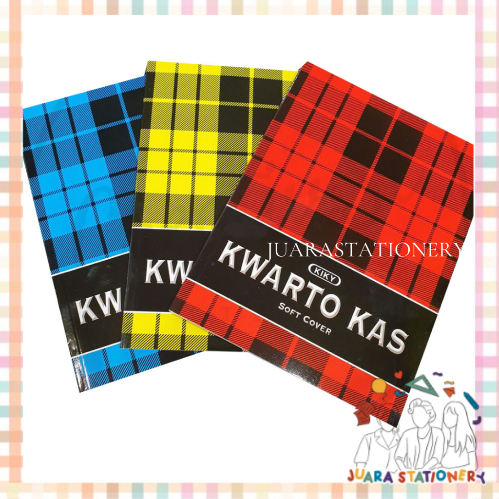 

(109) JUARASTATIONERY Buku Kas Kiky Kwarto Soft Cover / Debit Kredit Catatan Keuangan 80 Lembar